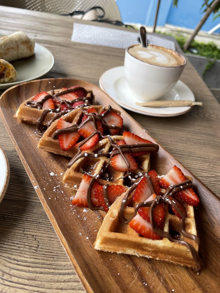Waffle Nutella Fraise