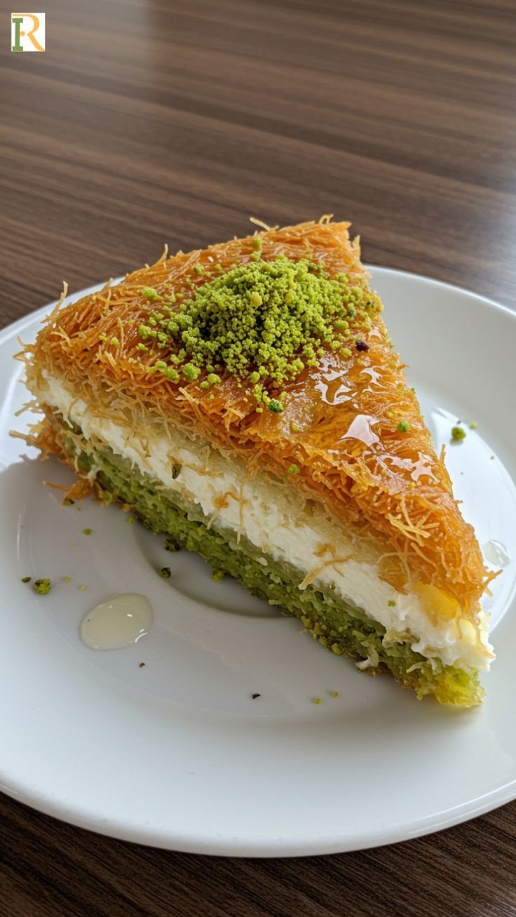 Msemen kunafa (chocolat, pistache)